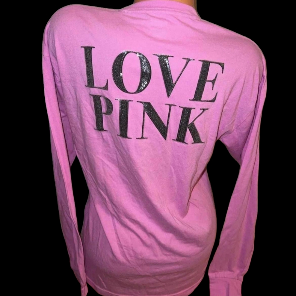 Pink victoria secret bling shirt